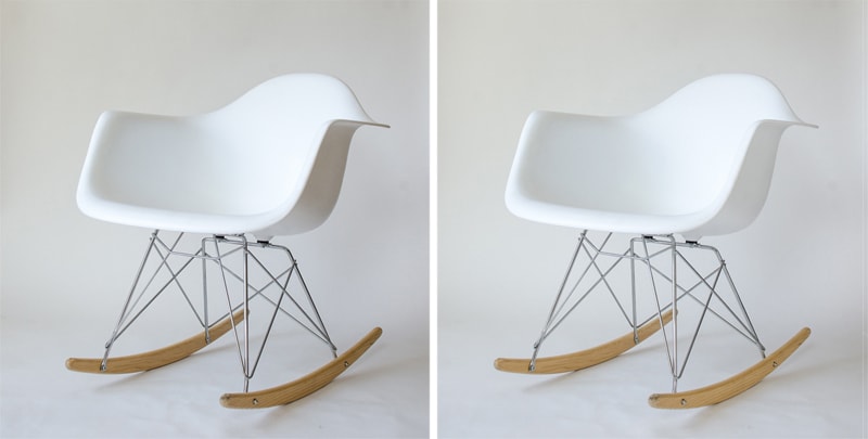 Before and After Lighting Reflector