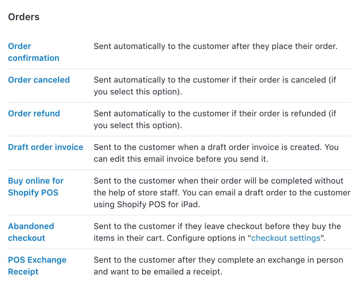 Online Store Order Set Up